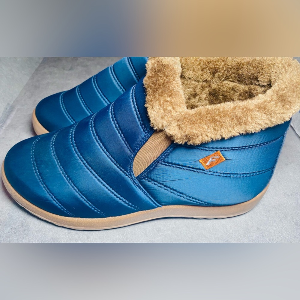 Mens Womens Winter Indoor Slippers Unisex Boots Ankle‎ Plush Home Warm Shoes 45